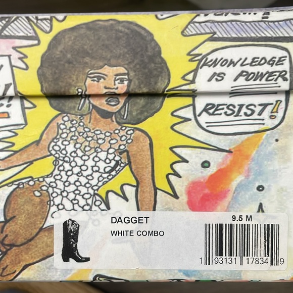 Jeffrey Campbell NWT Dagget Cowboy Boots in white - Picture 5 of 5